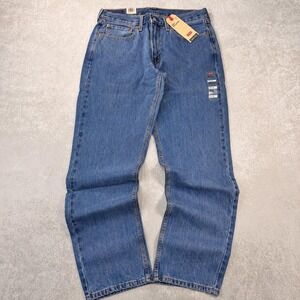 Levi's 550 Relaxed Fit Jeans Mens 34x34 Light Wash NWT Red Tab Straight Leg